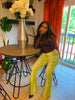 POISON IVY | Neon Snakeskin Pants