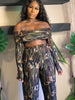CHAMELEON | Camo Pleated Set