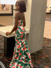 AMINA | Floral Maxi Dress