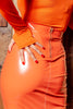 HUG ALL MY CURVES | Latex Pencil Skirt