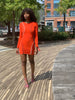 STRIKE OUT | Neon Laced Mini Dress